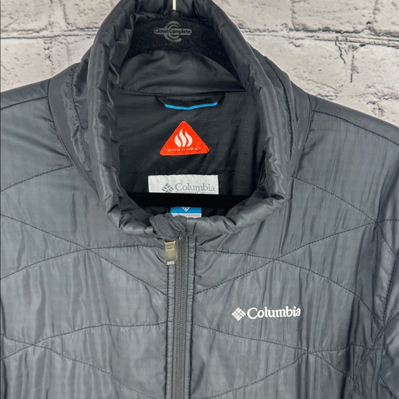 COLUMBIA Women’s Heavenly Lightweight Thermal-Lined Faux Down Jacket LARGE Black - Picture 3 of 9